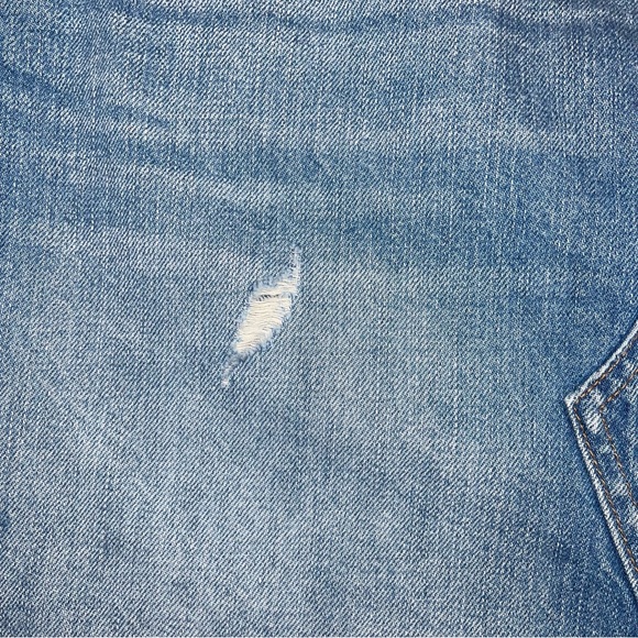 Madewell Women’s 27 Rigid Denim A-Line Mini Skirt in Keene Wash Cutout Edition - Picture 6 of 14